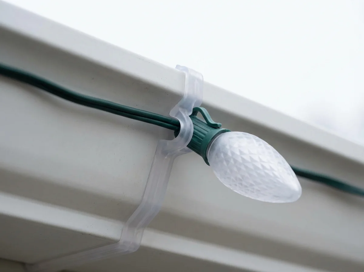 Guide on hanging Christmas lights safely