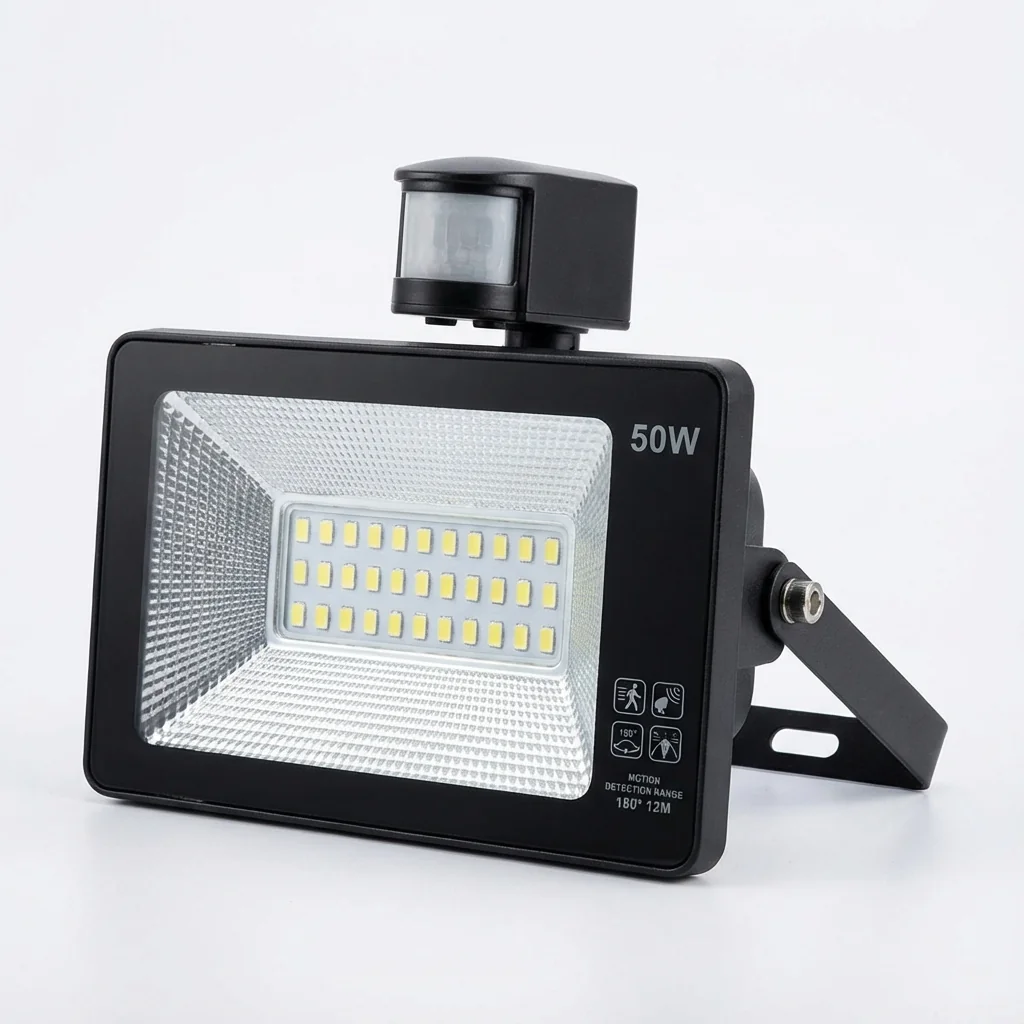 Remon 50W Motion Sensor LED Flood Light - Security Outdoor Lighting