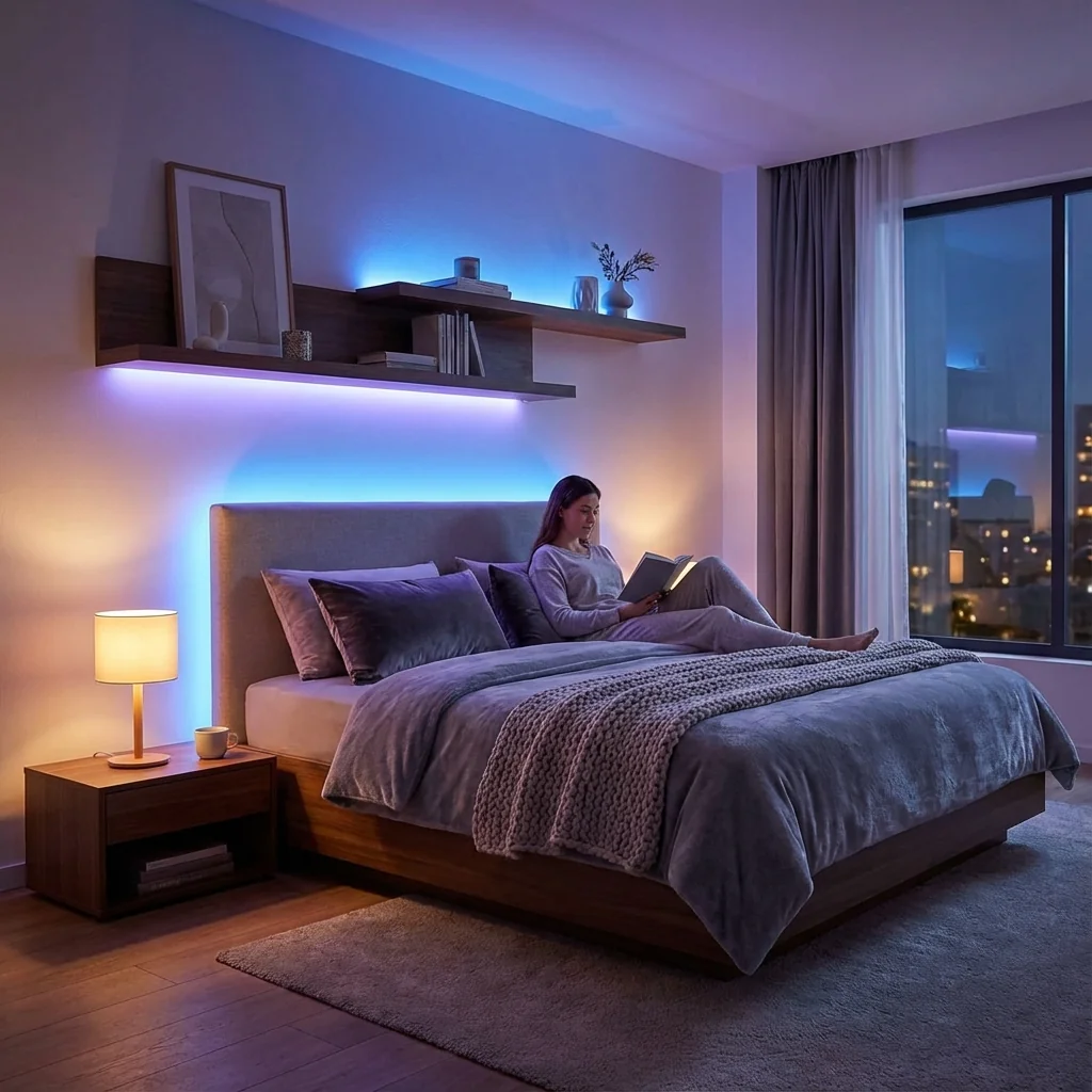 Remon RGB Strip Light 16ft - Bedroom Color Changing LED